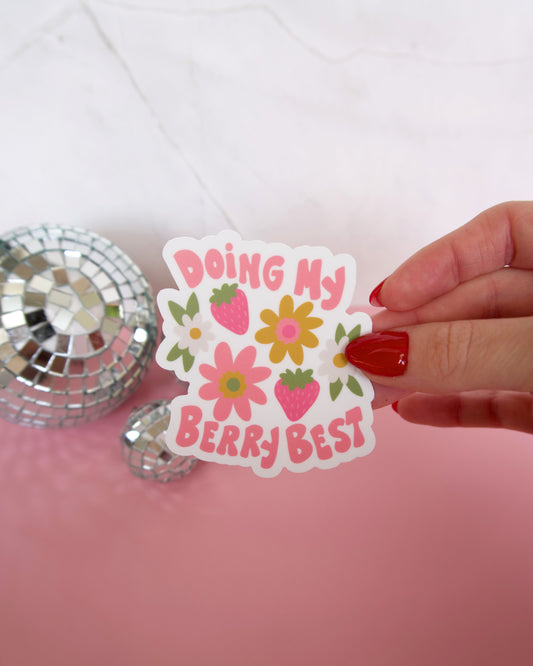 Berry Best Sticker