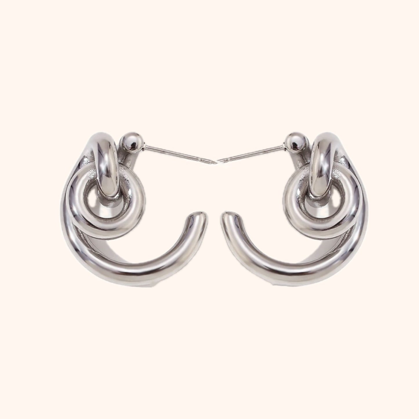 Cleo Hoops - Silver 💧