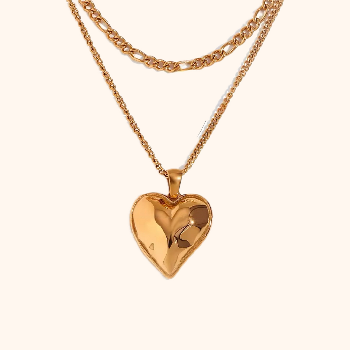 Flowing Heart Necklace
