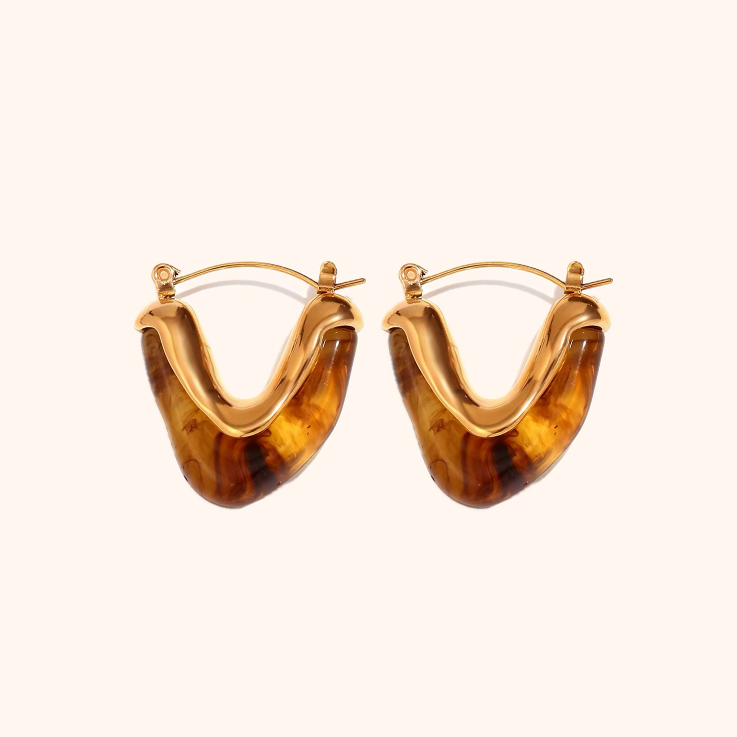 Melted V Hoops 💧
