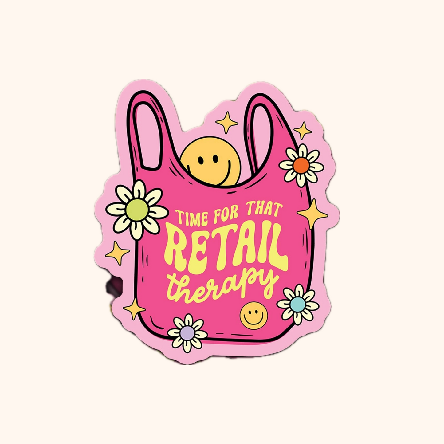 Time For That Retail Therapy Vinyl Sticker