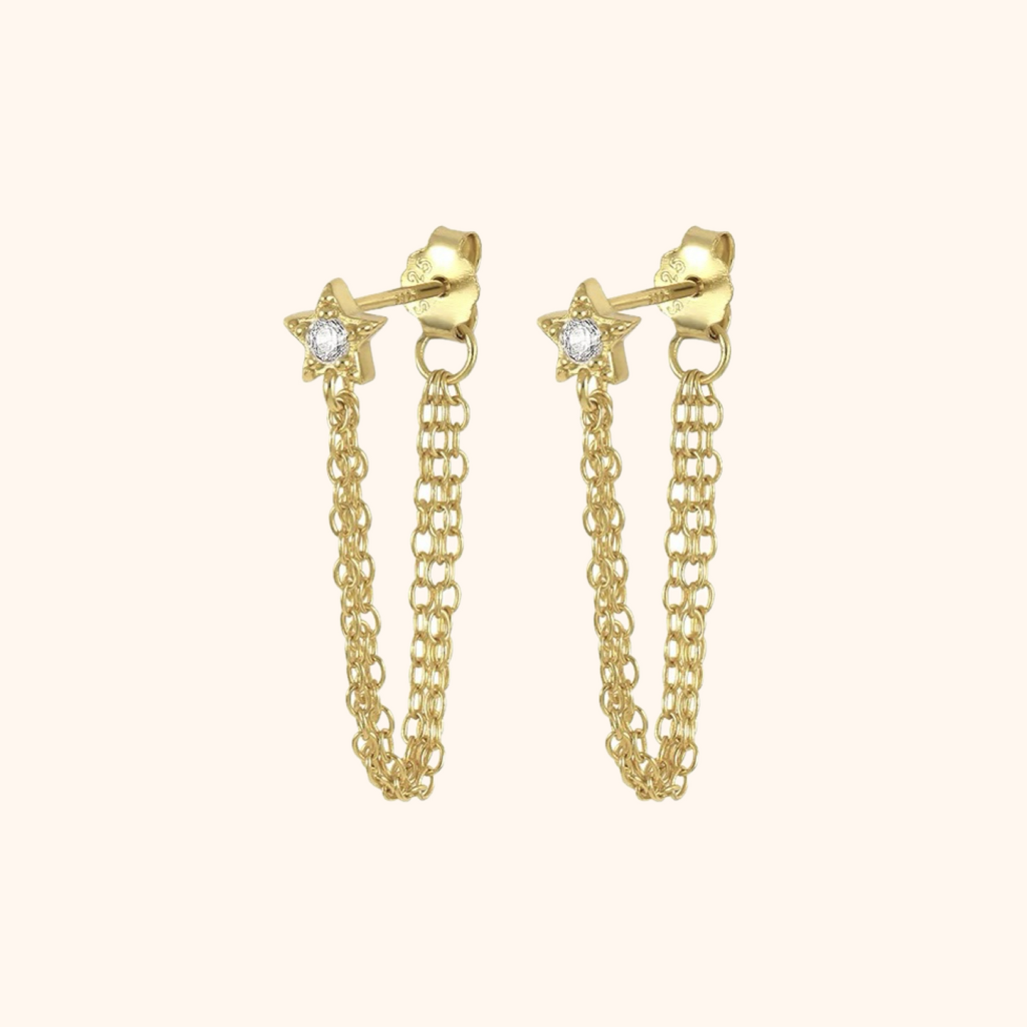 Star Chain Studs