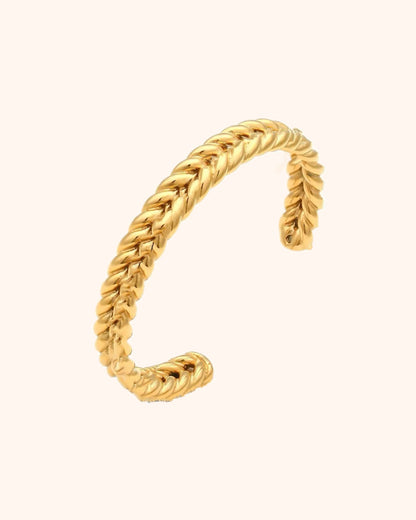 Braided Open Bangle 💧