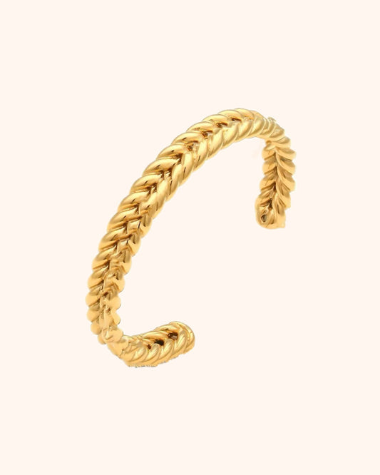 Braided Open Bangle 💧
