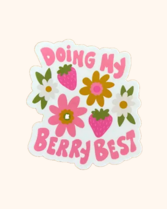 Berry Best Sticker