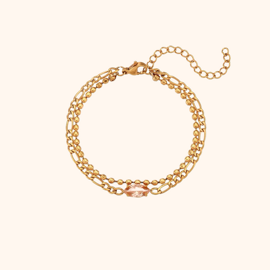 Pink Stone Bracelet 💧