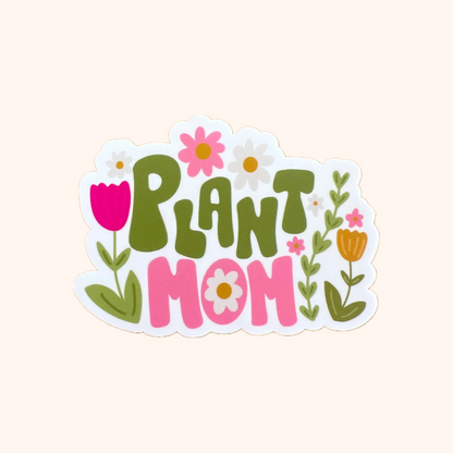 Plant Mom Sticker