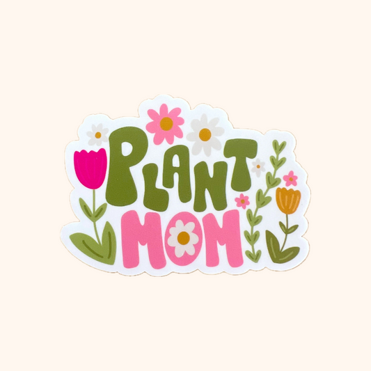 Plant Mom Sticker