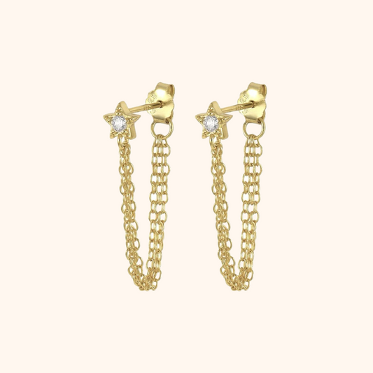 Star Chain Studs