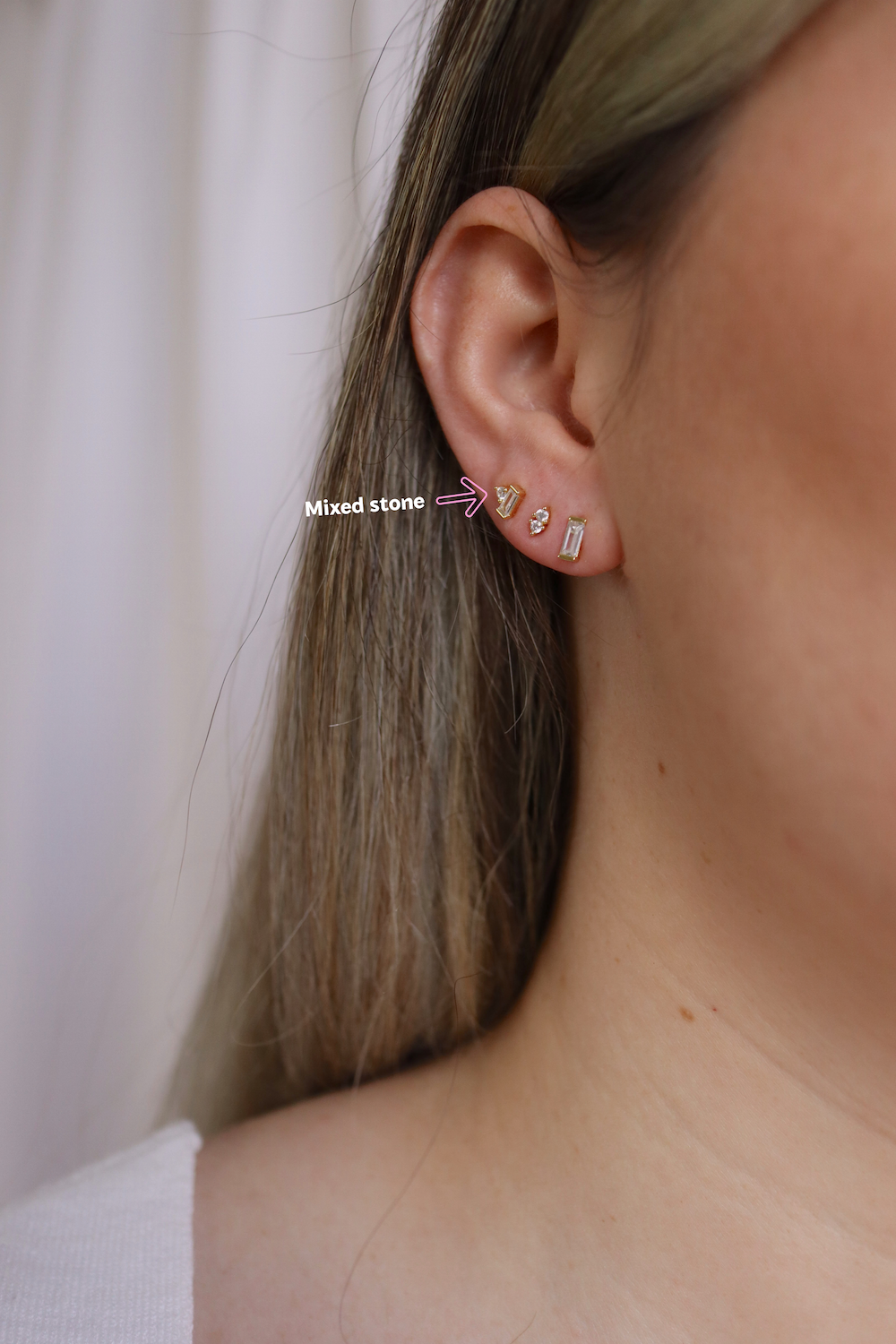 Mixed Stone Studs