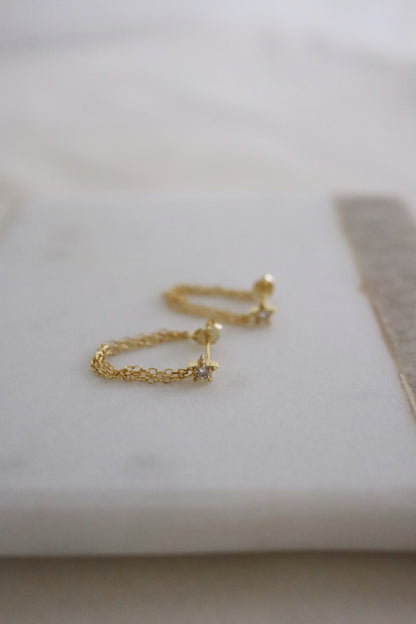 Star Chain Studs